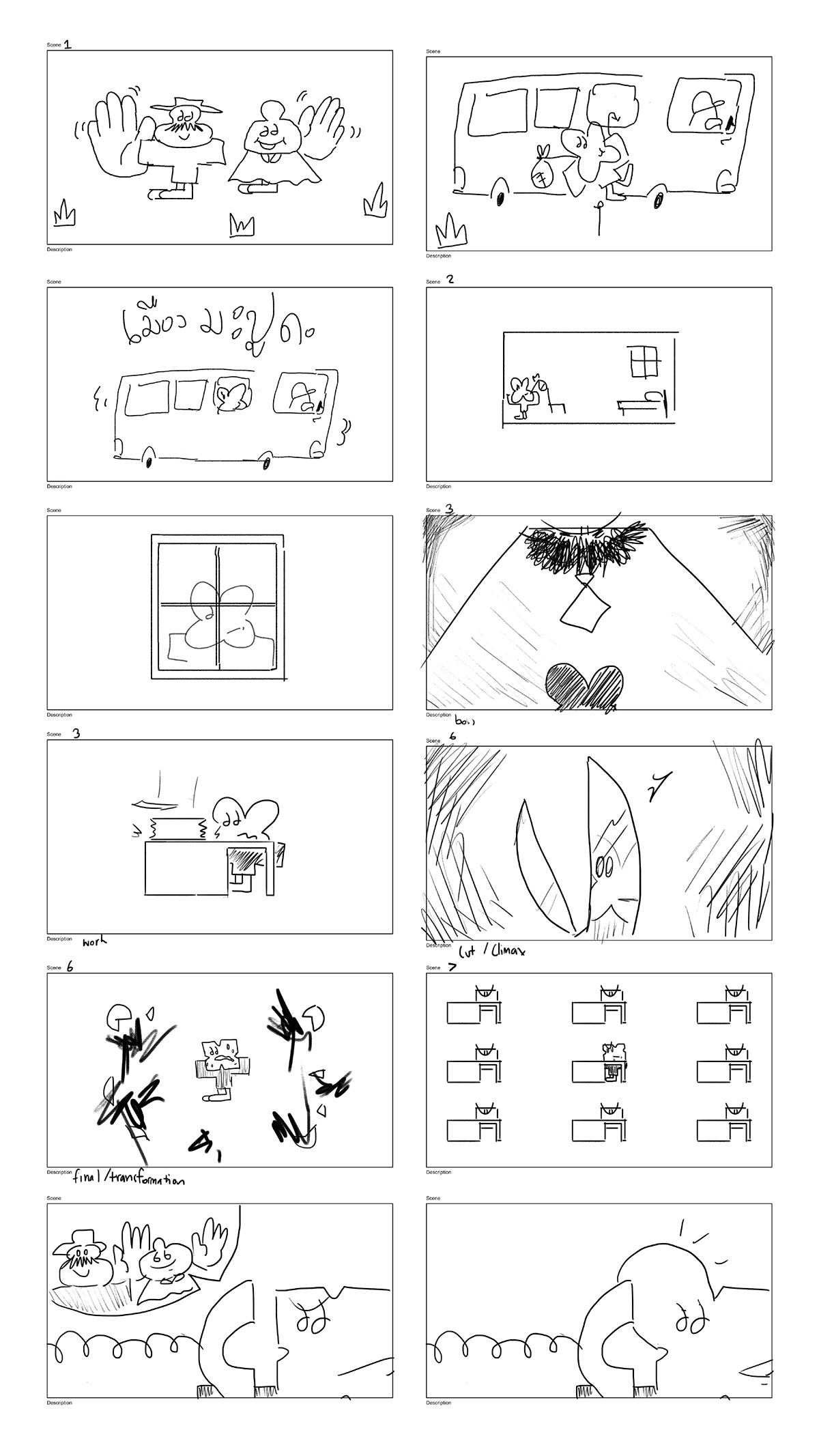 animation  cartoon Character Drawing  farm frame by frame Office rural idea Technique