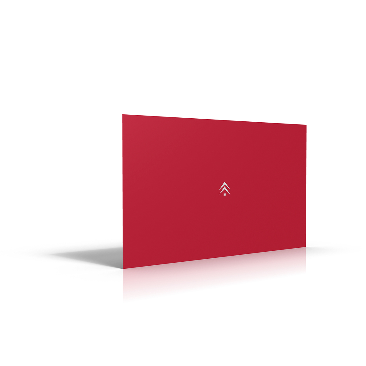 citroen red Christmas greeting card French elements Direct mail