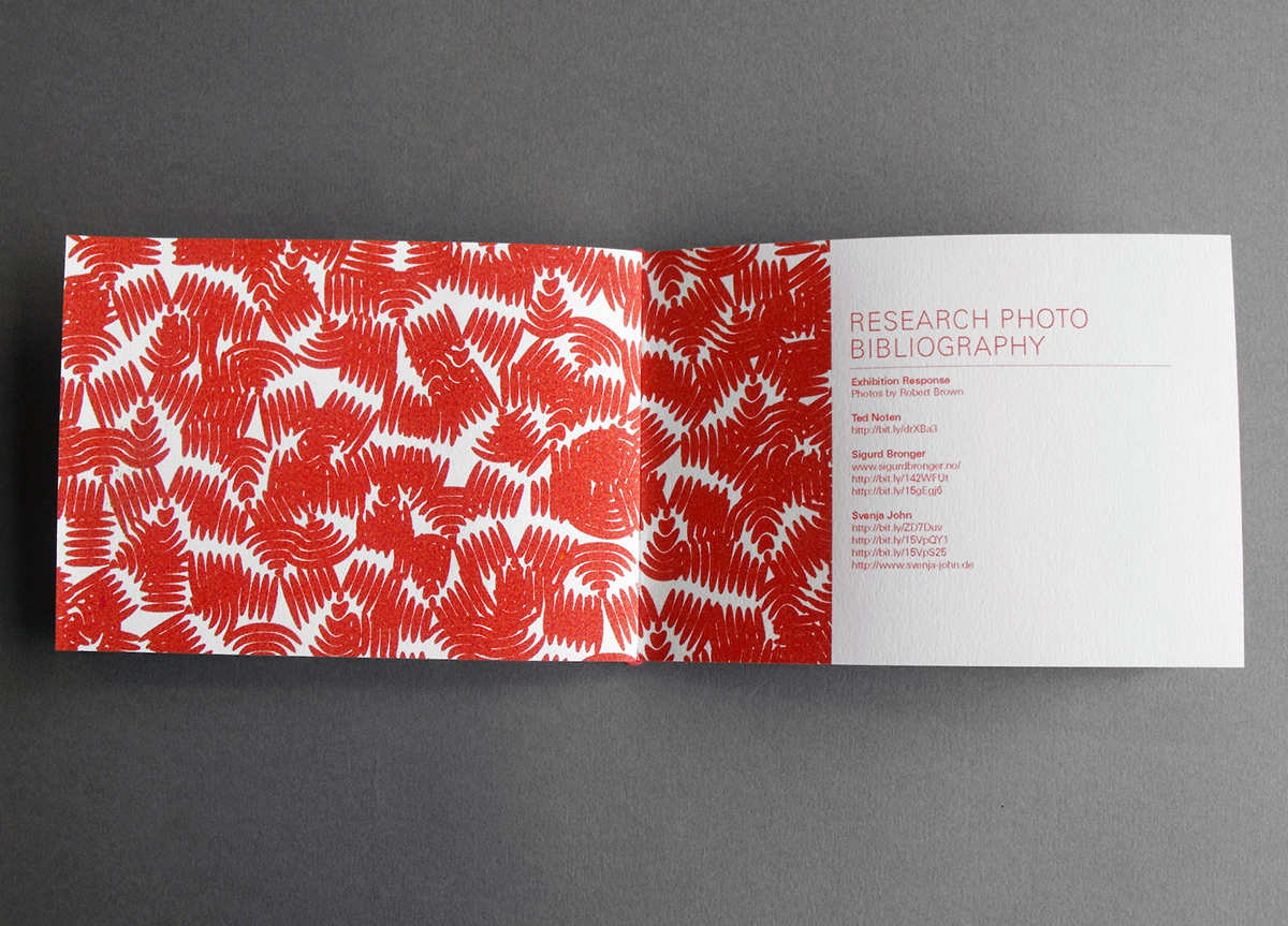 design museum Unexpected Pleasures Patterns  red process Process Book journal Jewellery