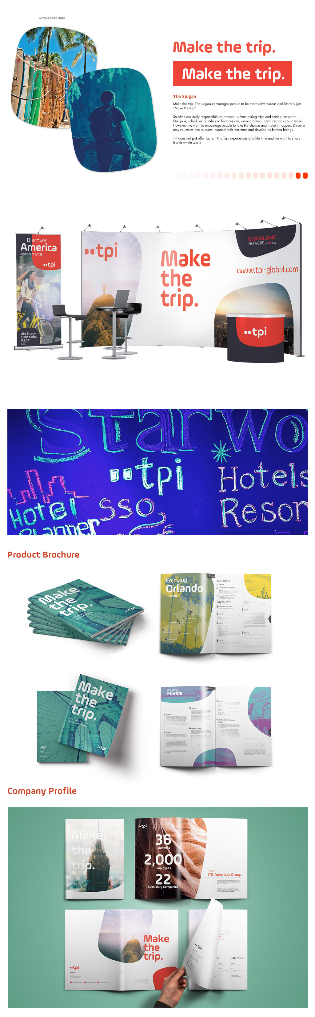 tourism Travel branding  design identity Webdesign print editorial trip