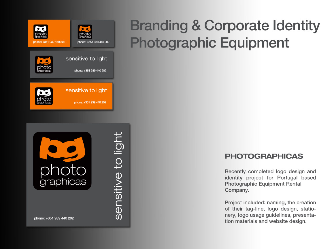 Corporate Identity logo stationary naming photographic