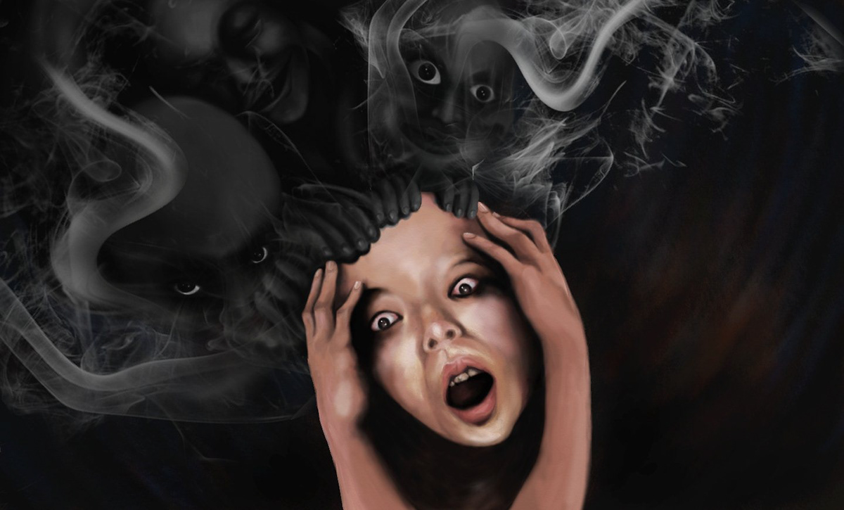 Insomnia Insomniac fantasy reality Demons head sleep dark