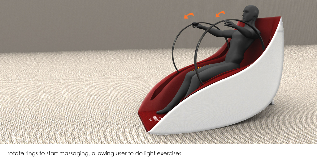massage chair exercise physiotherapy Elderly light incentives