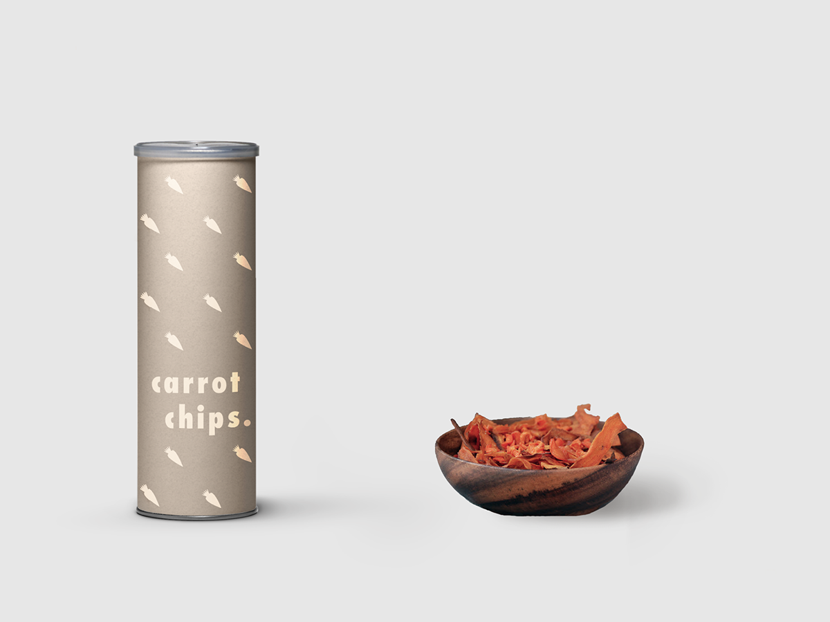eco-friendly biodegradable Green Packaging carrot cafe restaurant packaging