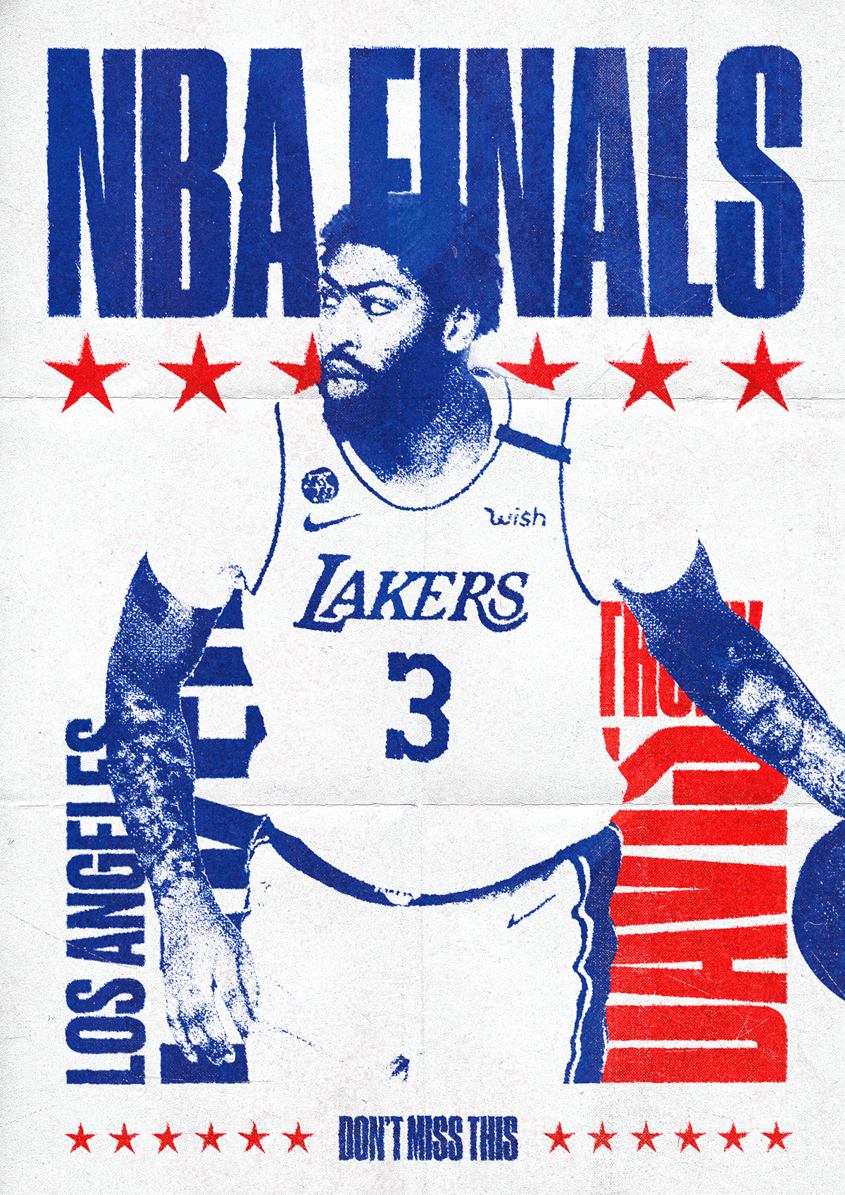 adidas basket LeBron logo NBA Nike playoff poster typography   vintage