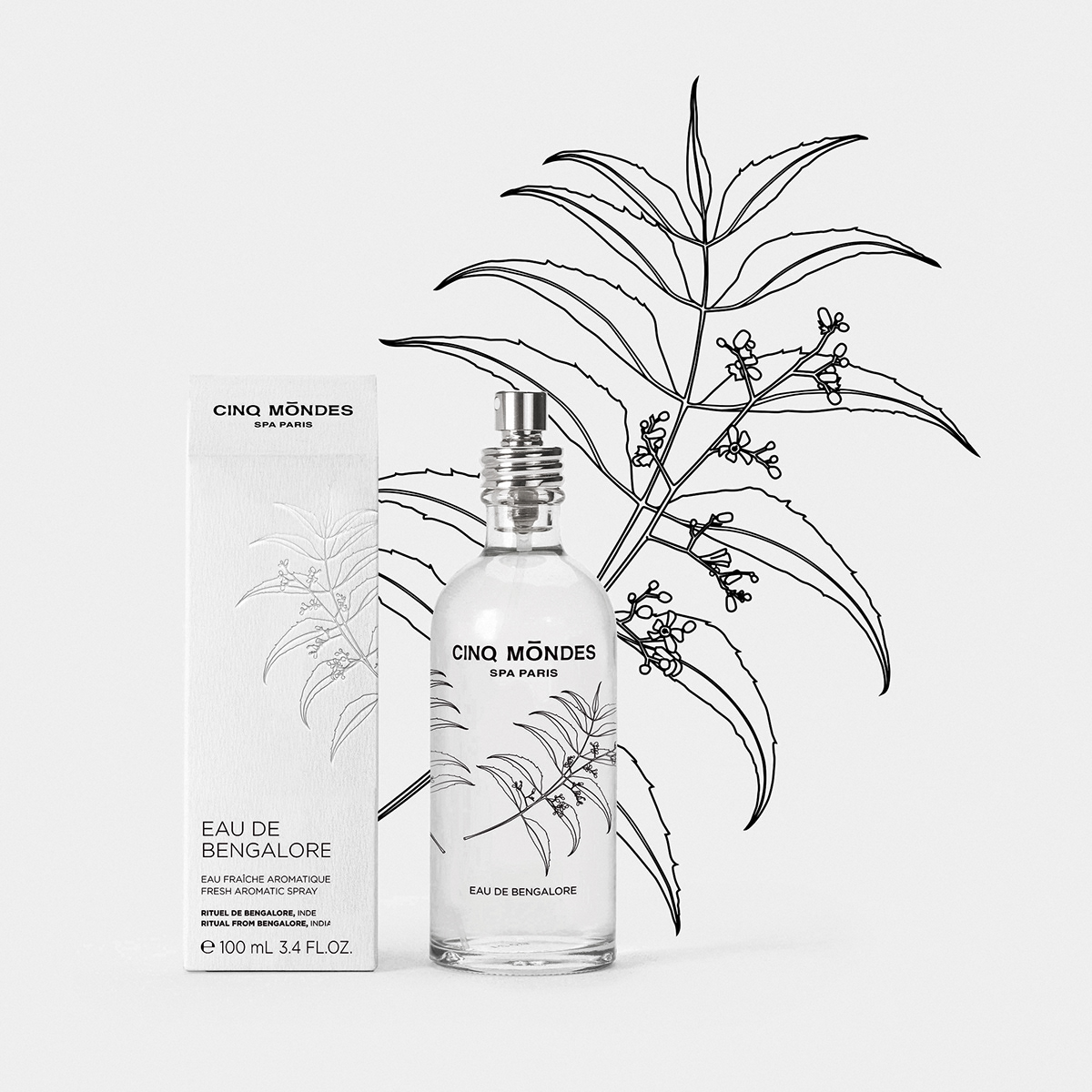 Cosmetic Flowers graphic design  ILLUSTRATION  luxury miimalist Packaging perfume typography   Vector Illustration