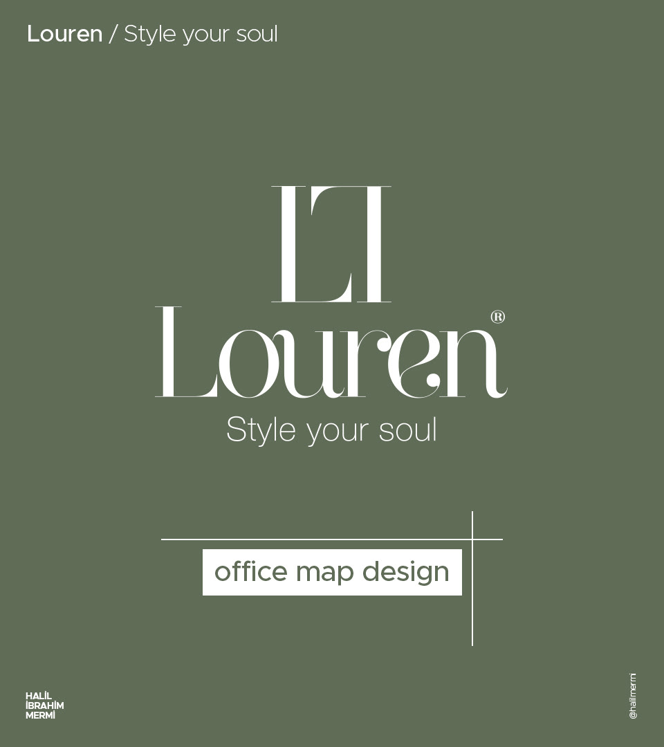  Louren / Style your soul, office map design, @halilmermi, 
