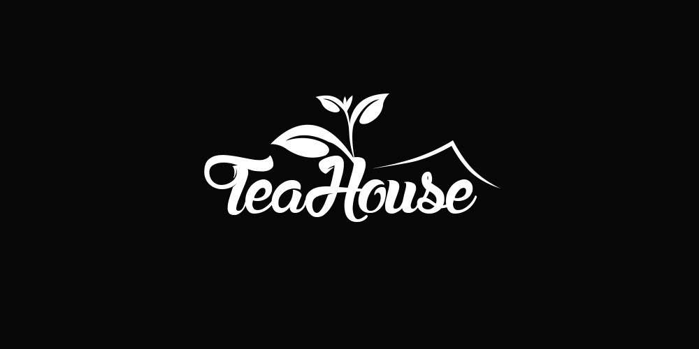 tea house tea house logo identity gabriel popa Gabriel popa design
