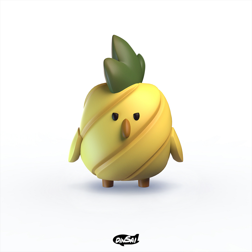 Fruit cartoon Character design Tiny gang