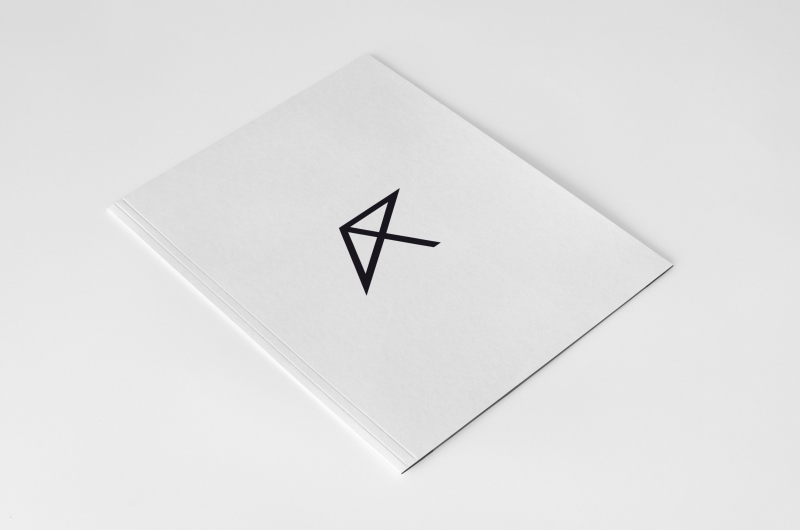personal Project adrian Rudzik Minimalism minimal White black Black&white folder logo brand company business businesscard