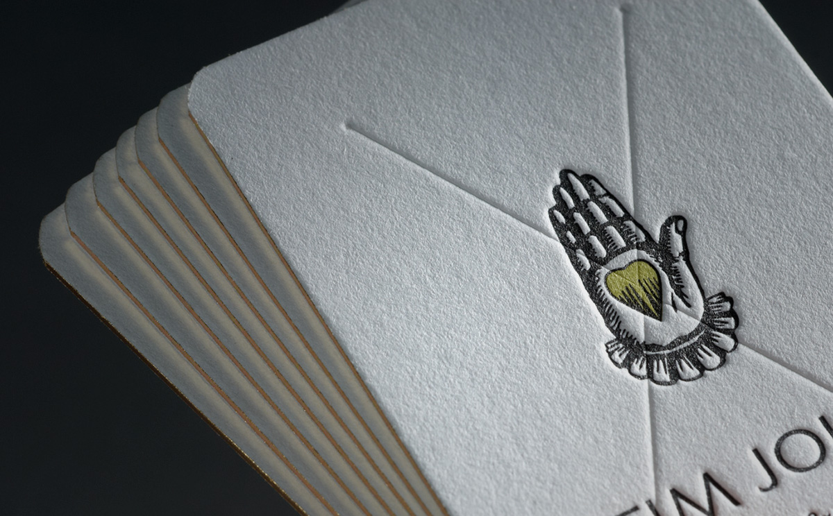 Tim John scenography letterpress gmund cotton Corporate Design Playing Cards