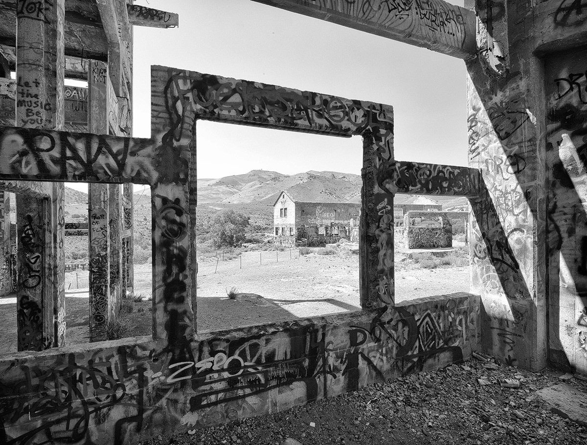 ruins Mining old west nevada ghost towns
