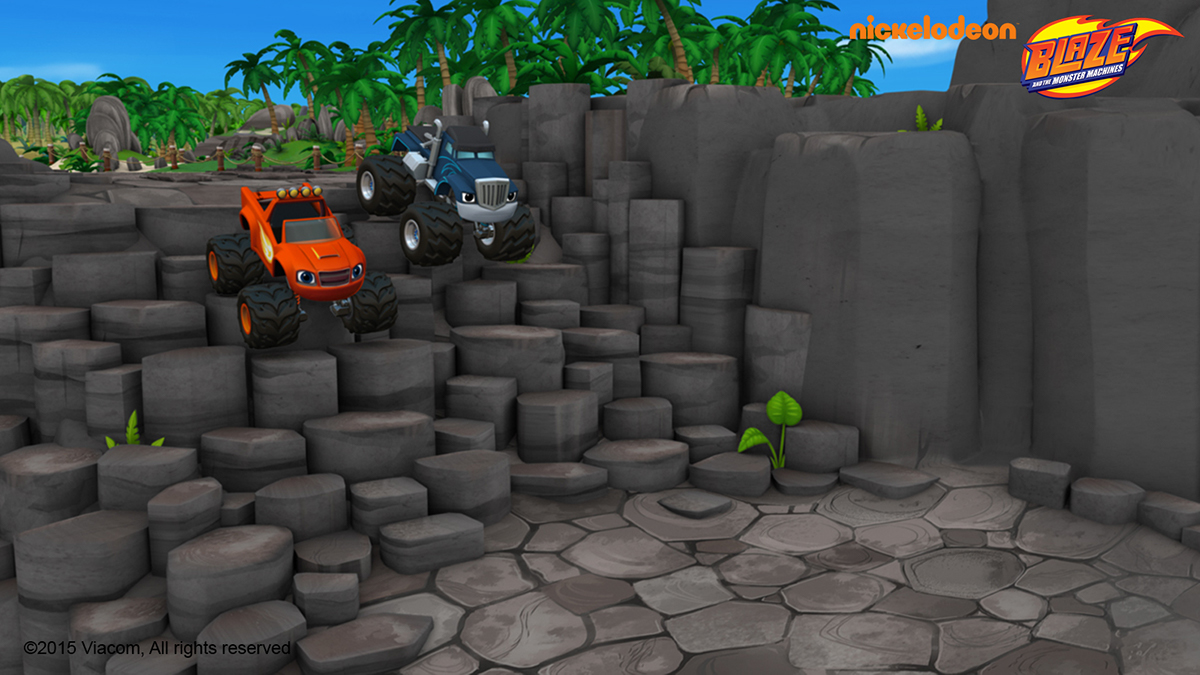 Blaze and Monster Machines: Dragon Island Race - Jogo Gratuito Online