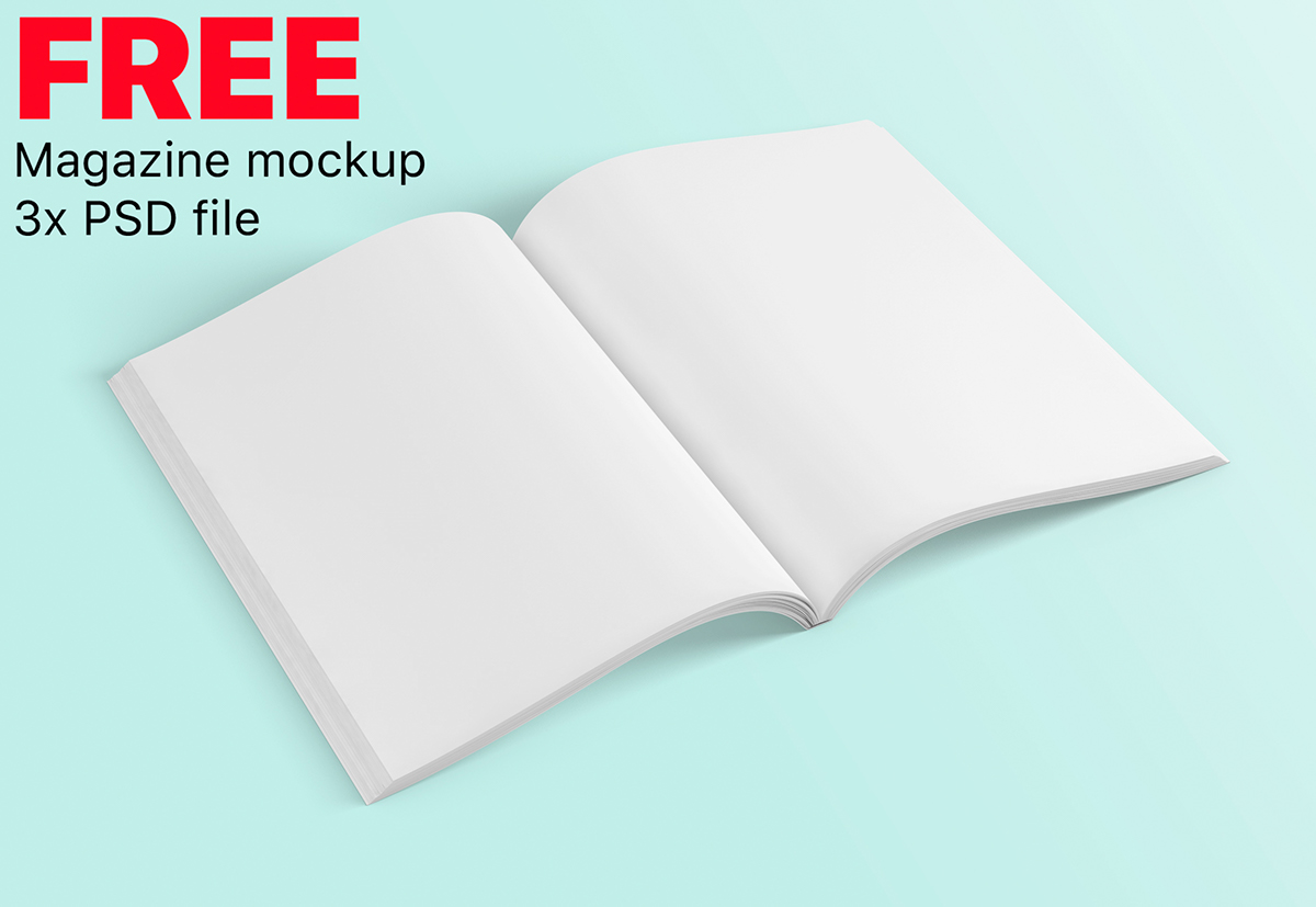 free Mockup free mocup magazine Mockup Magazine designe
