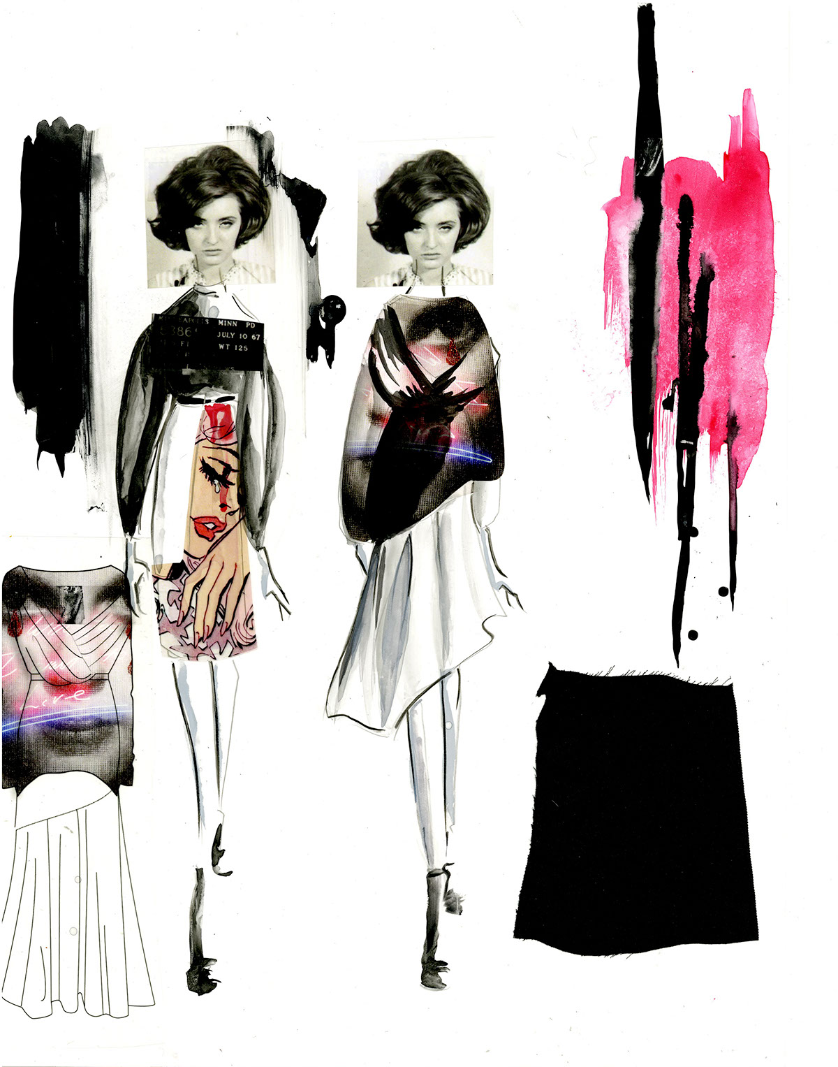fashion sketching fashion illustration givenchy femme fatale
