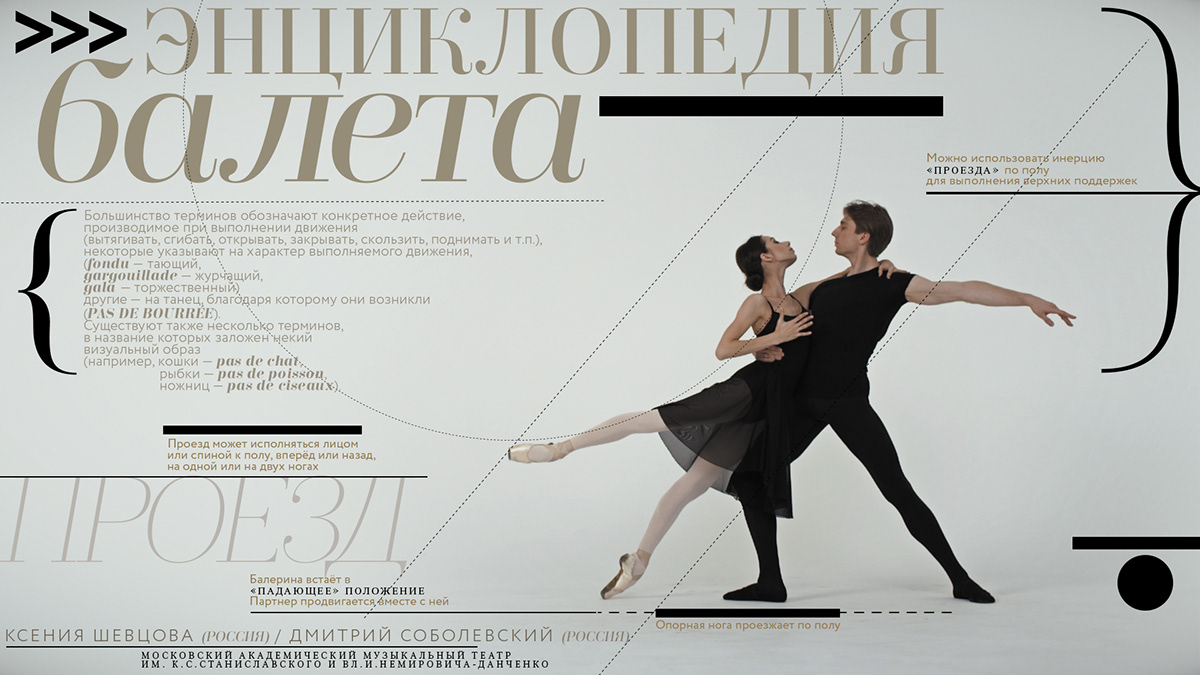 CAPTION Titr promo television graphic design  balet culture