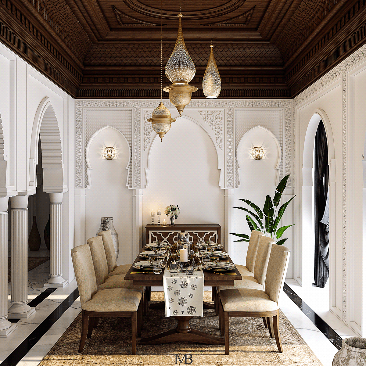 MOROCCAN - DINING ROOM on Behance