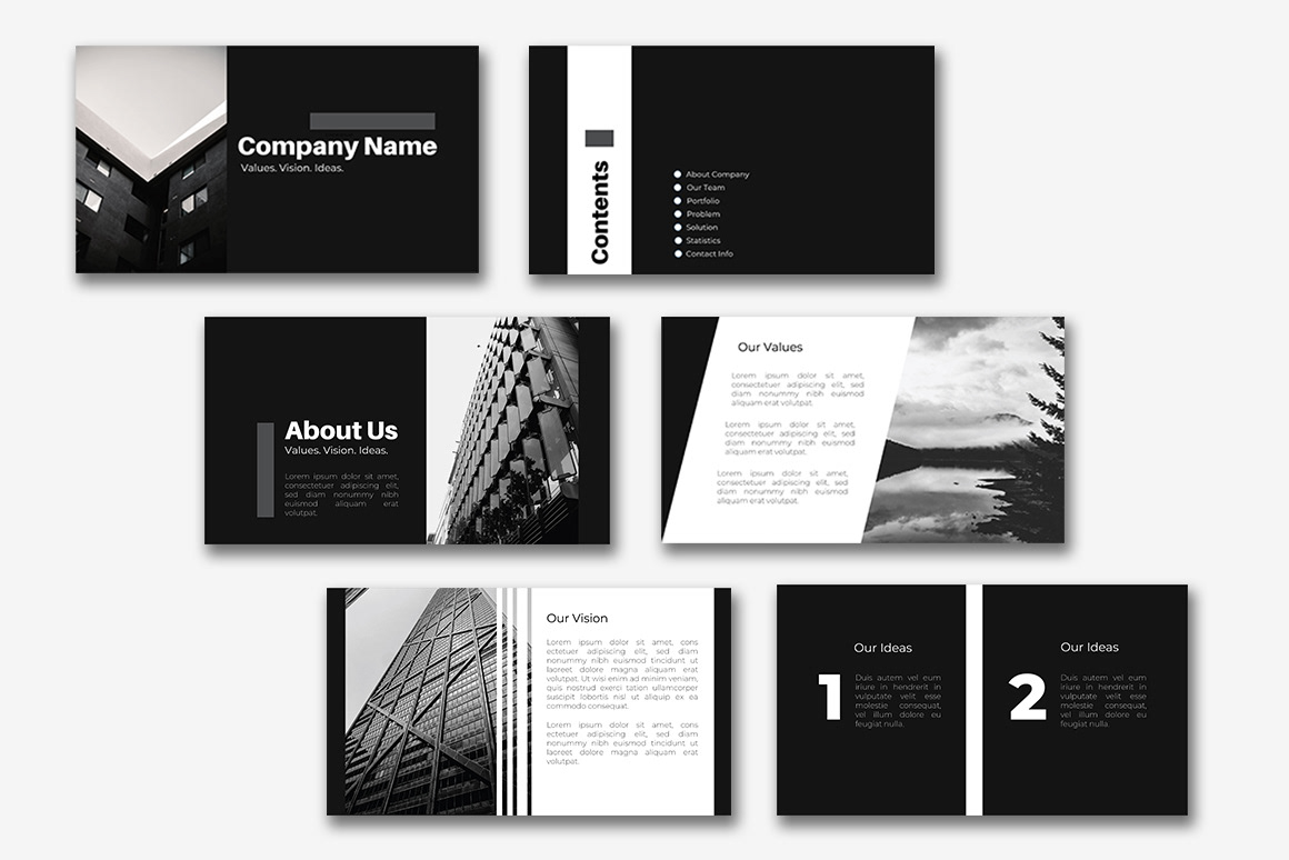 corporate presentation decks