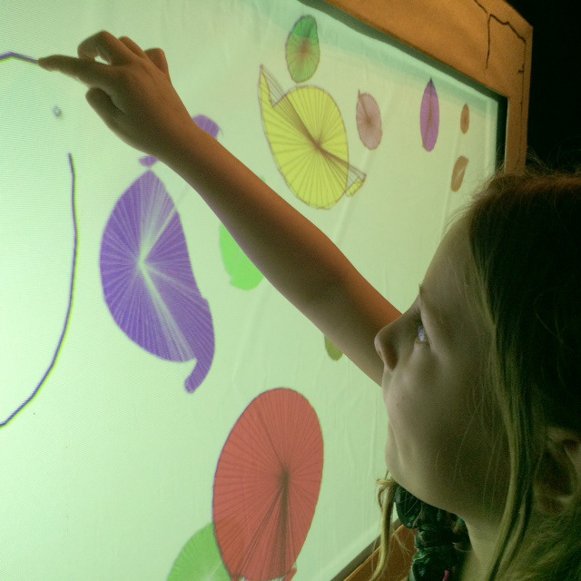 Adobe Portfolio pre-verbal communication pre-school activities interactive art babies Experimental Art touch technology