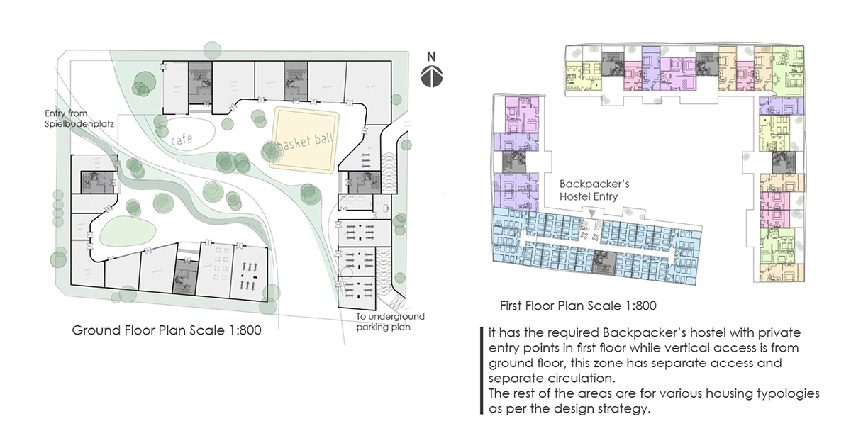 architectural design biophilic breathe hamburg Mekano karim elnabawy studio concept housing mixed residential Competition Awards