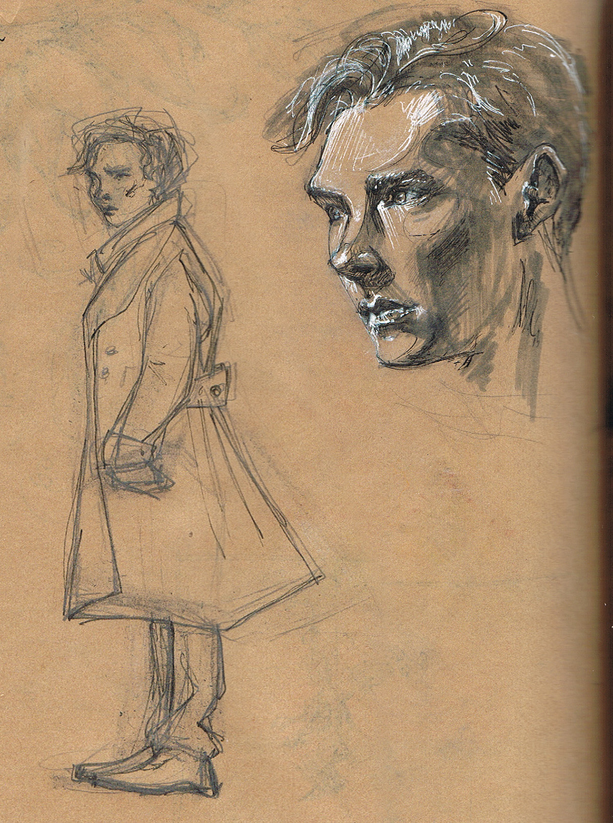 sherlock. Sherlock benedict cumberbatch portrait pencil holmes watson elementary fanart fan art BBC