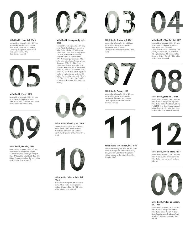 calendar MIlos Budik typography experiment