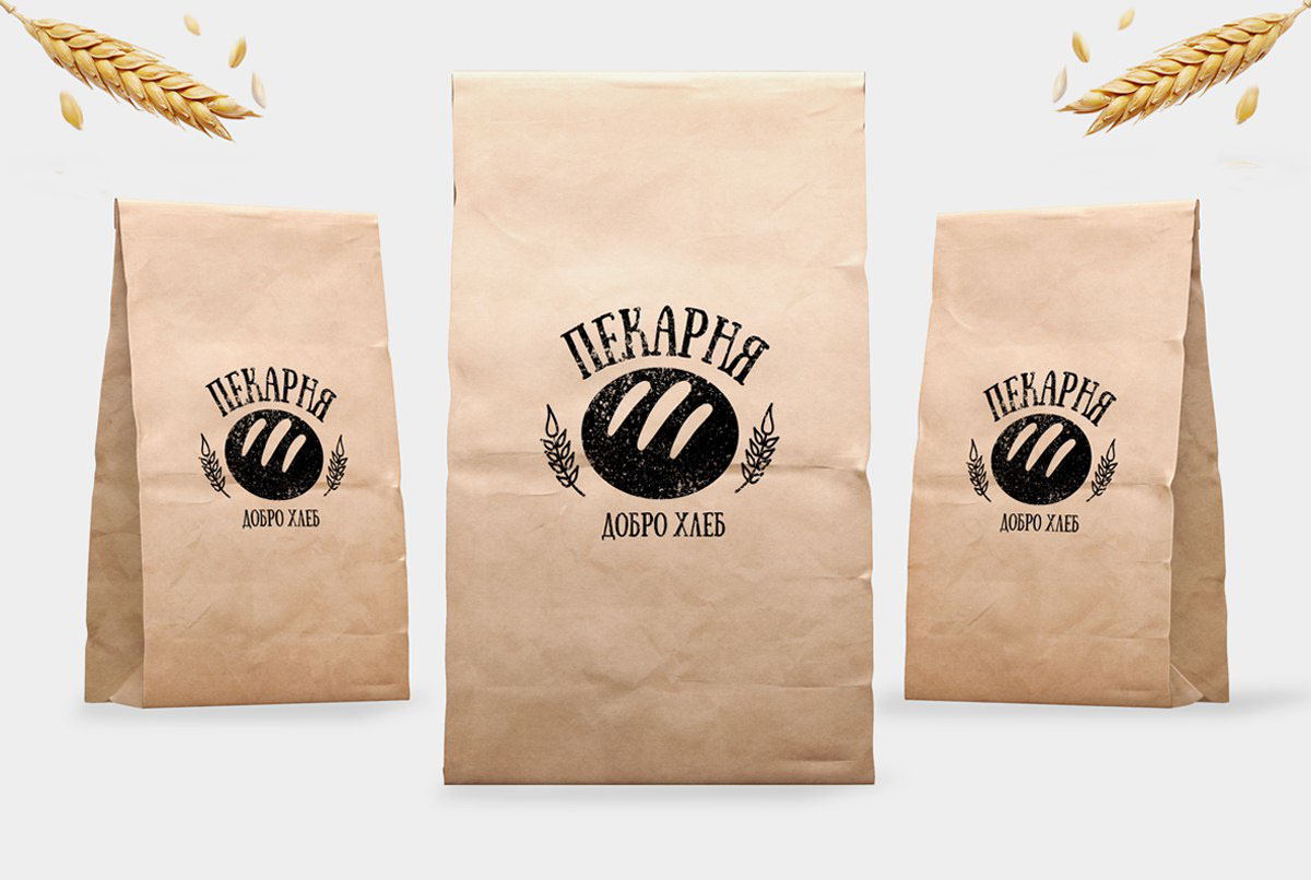 design logo branding  Packaging дизайн логотип упаковка bread