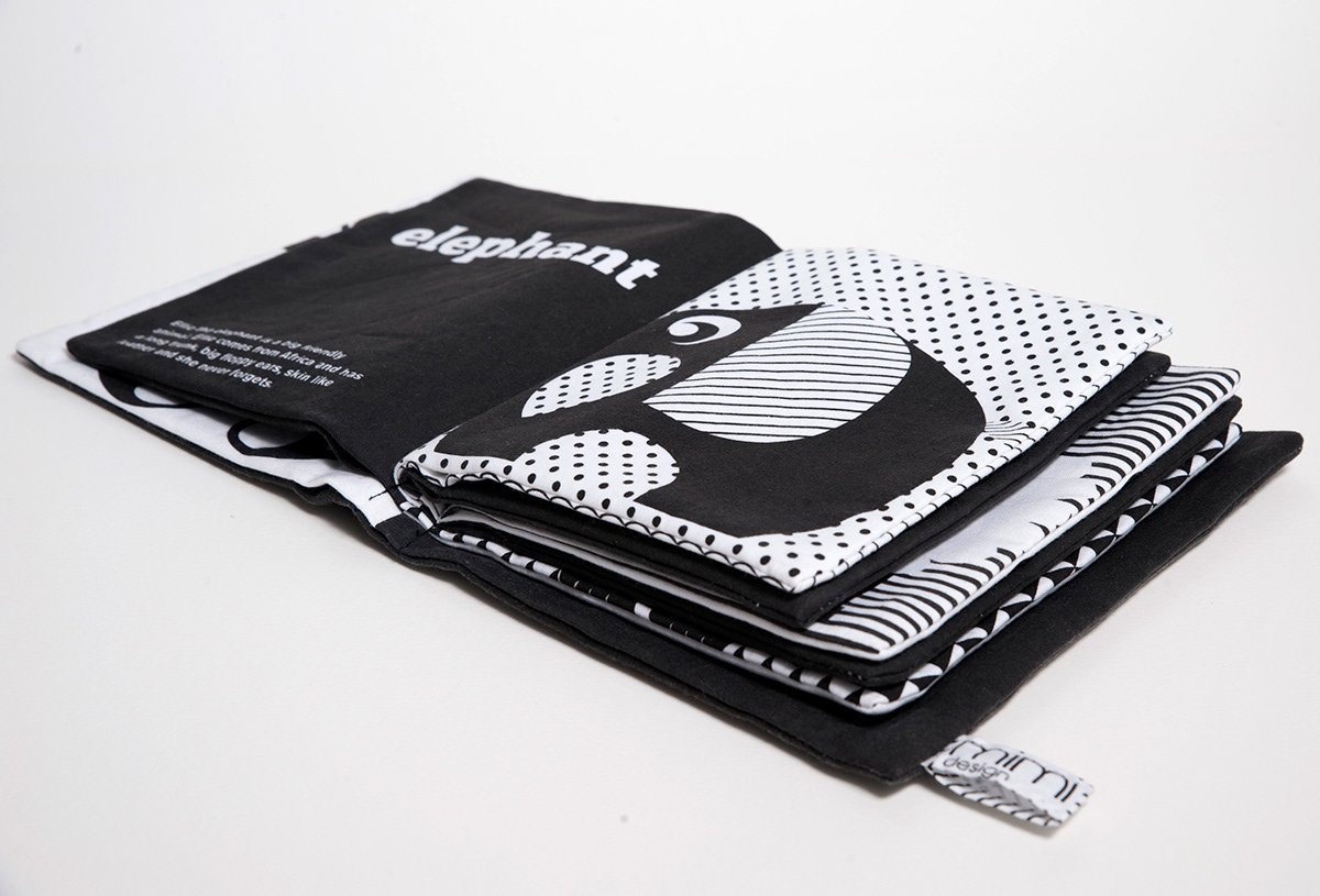 Handmade/Screen printed fabric book