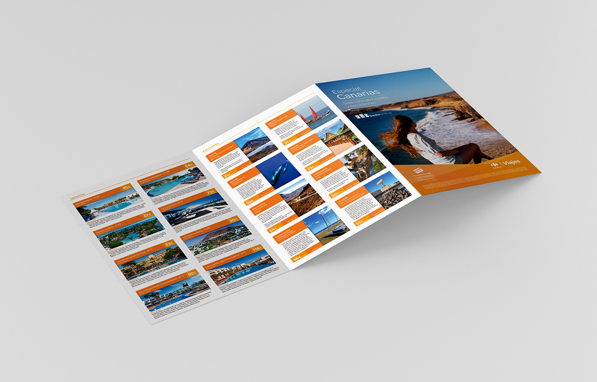 a4 trifold brochure graphic design  print layout Layout design Travel