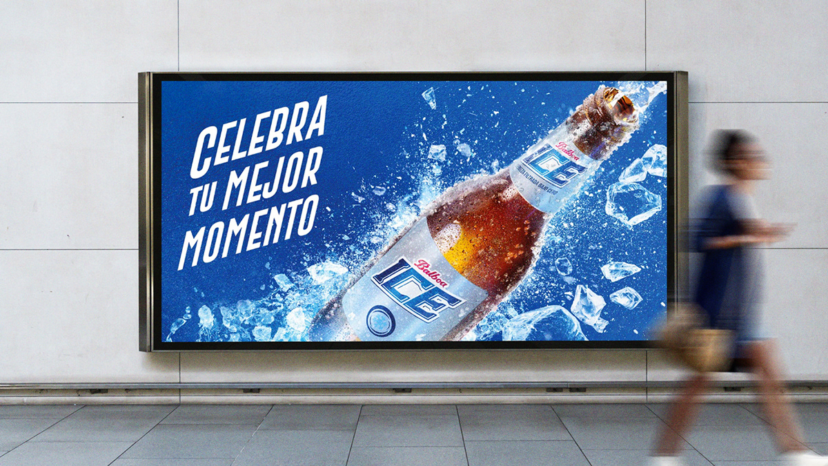 beer drink abinbev cerveza Film   Outdoor design Advertising  ads ice