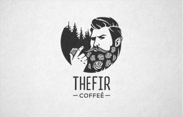 кафе кофейня Cafe design Coffee zephir cafe logo brutal man bar shake Hipster