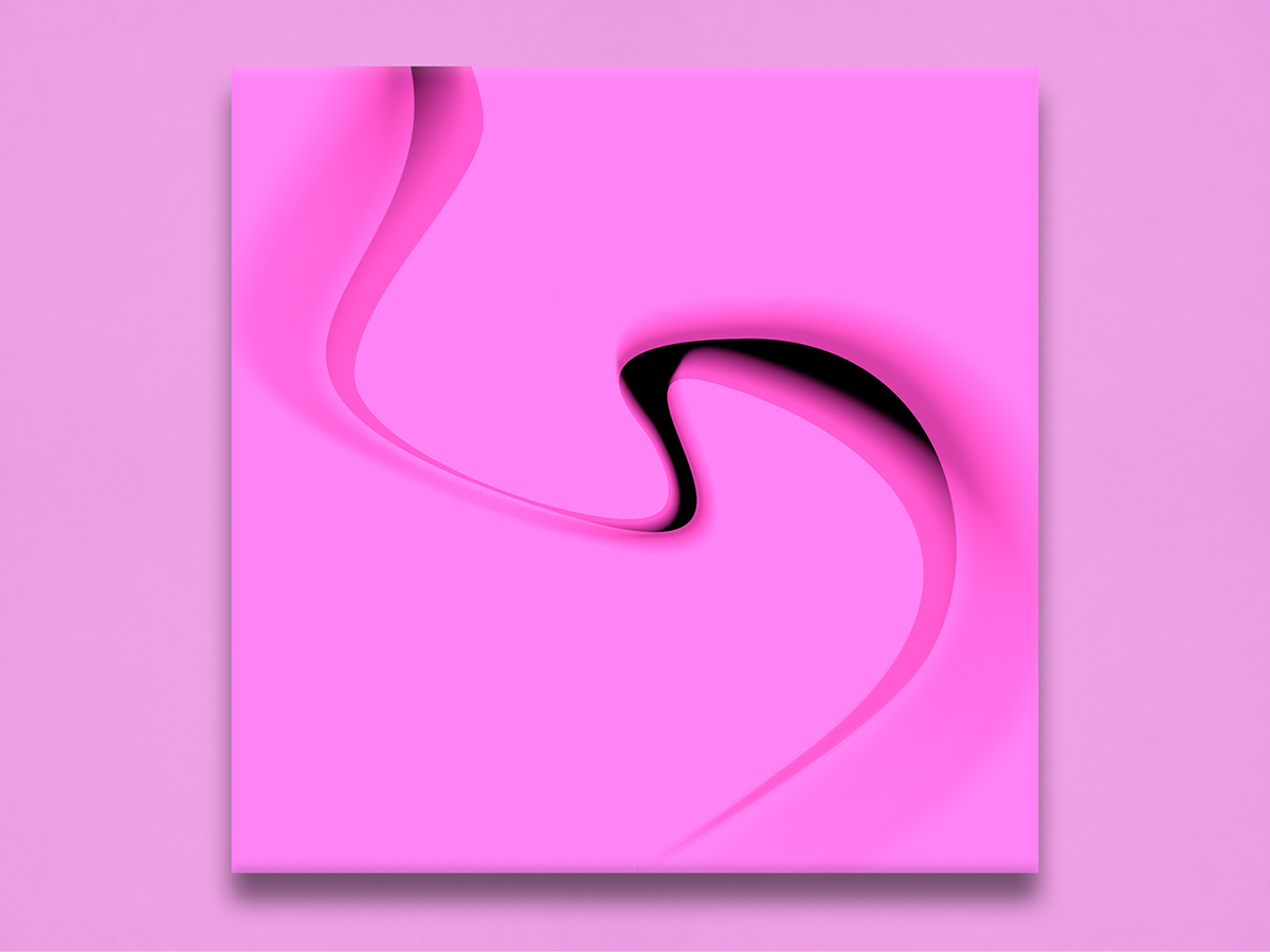 pink abstract minimal
