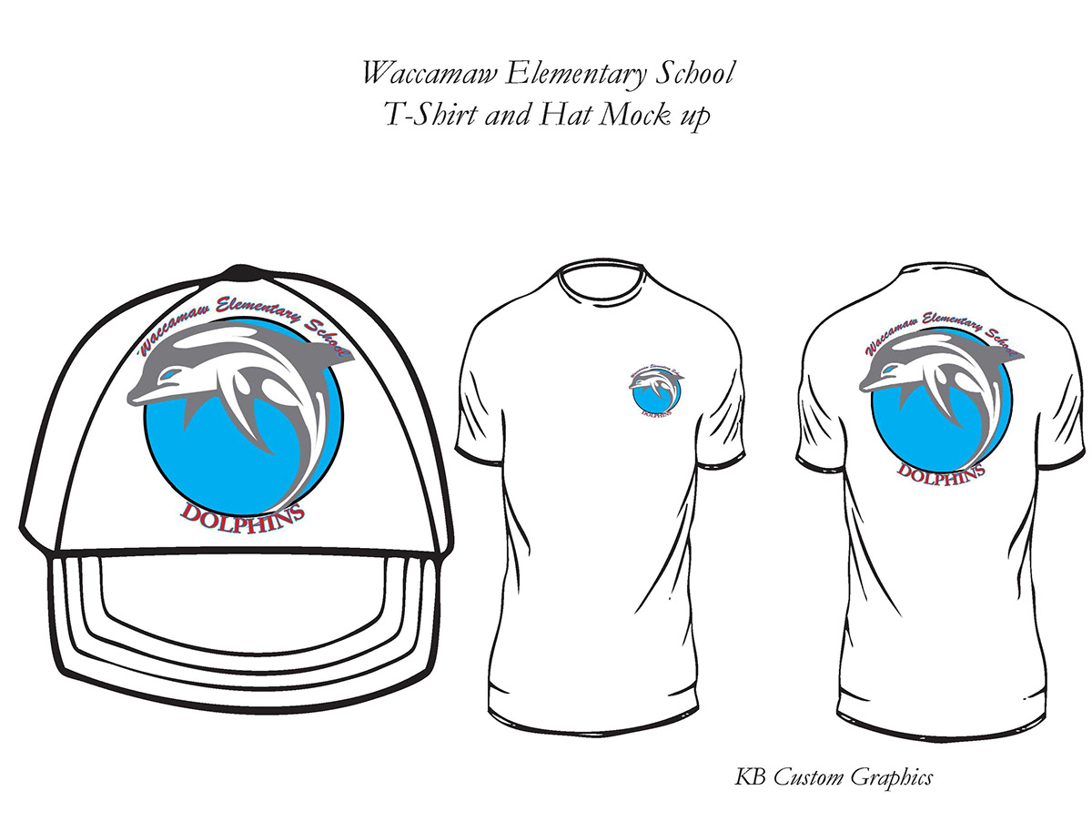 t-shirt T-Shirt Logos waccamaw t-shirt logo logo dolphin Dolphins