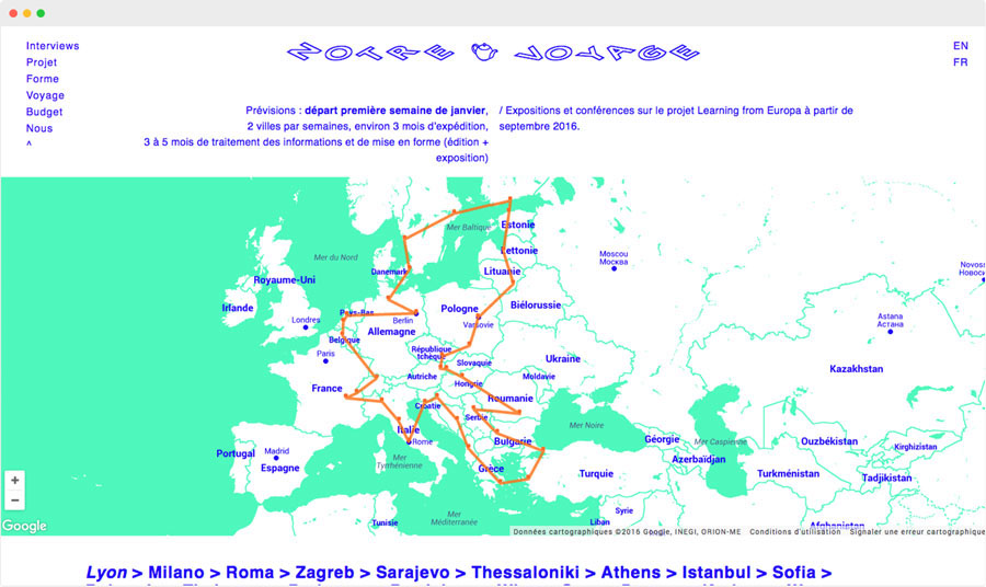 learningfromeuropa Travel Europe Website Webdesign graphicdesign