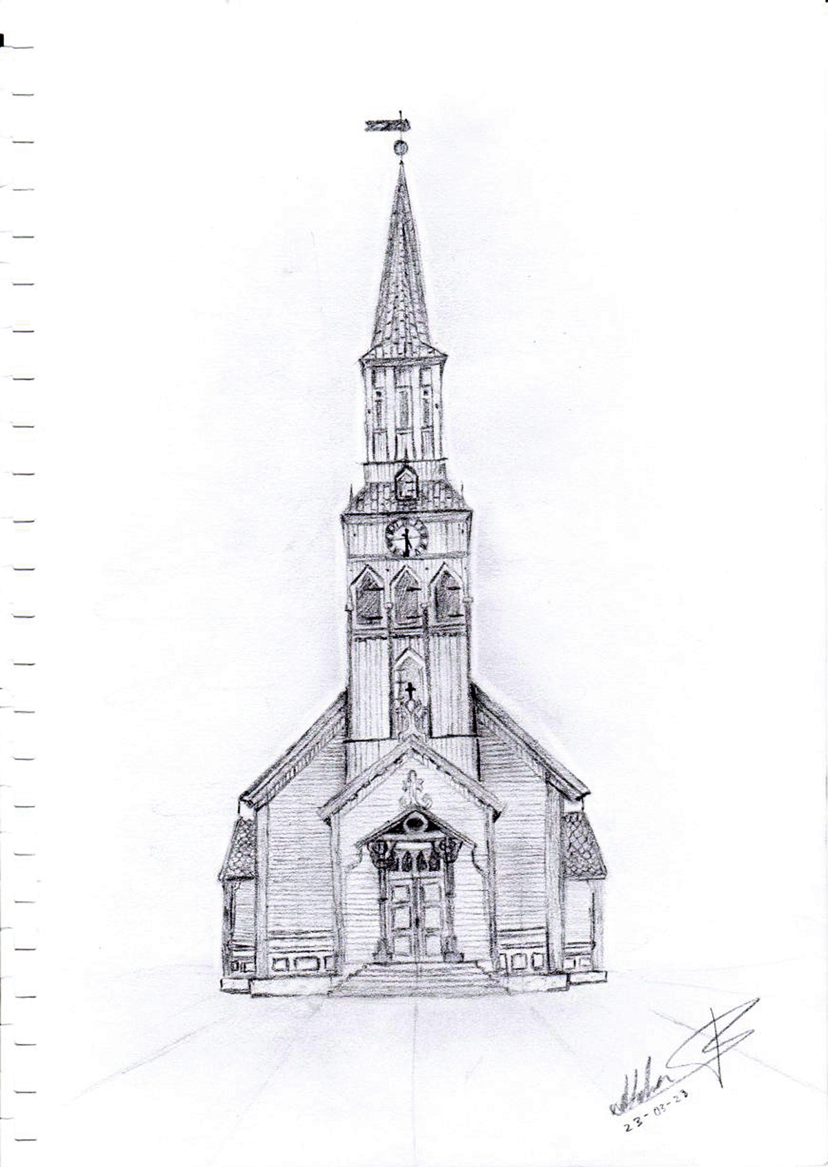 ILLUSTRATION  church domkirke Tromsø tromsø domkirke TromsøNorway