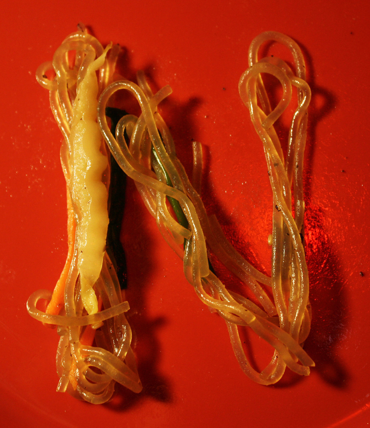 Human Alphabet noodles