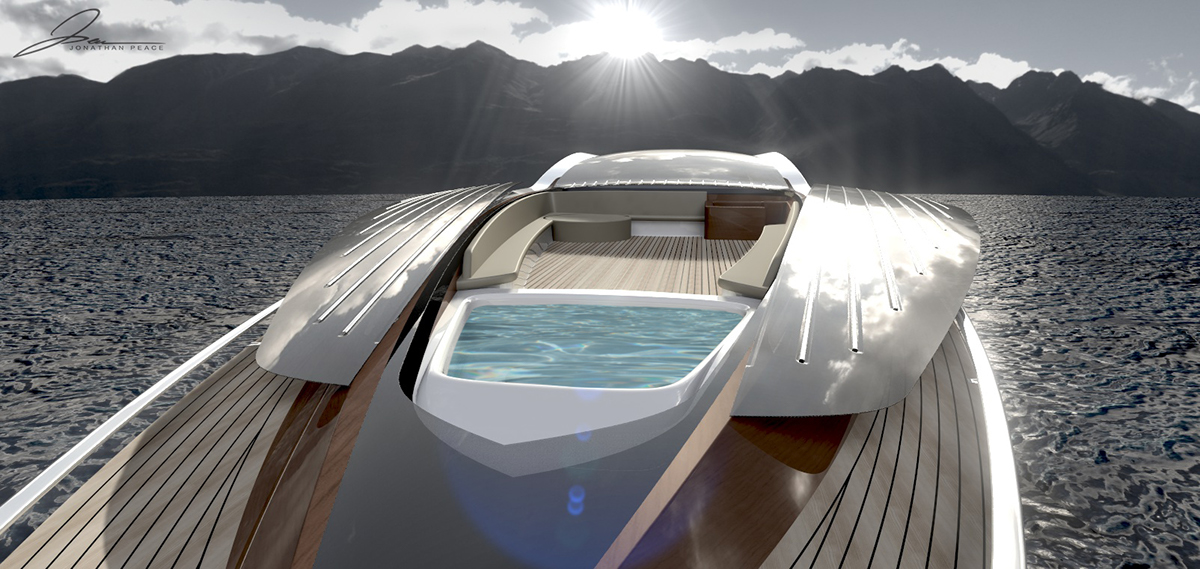 yacht transportation design art art of kinetik adventurist marine photoshop rendering deltagen jonathan peace