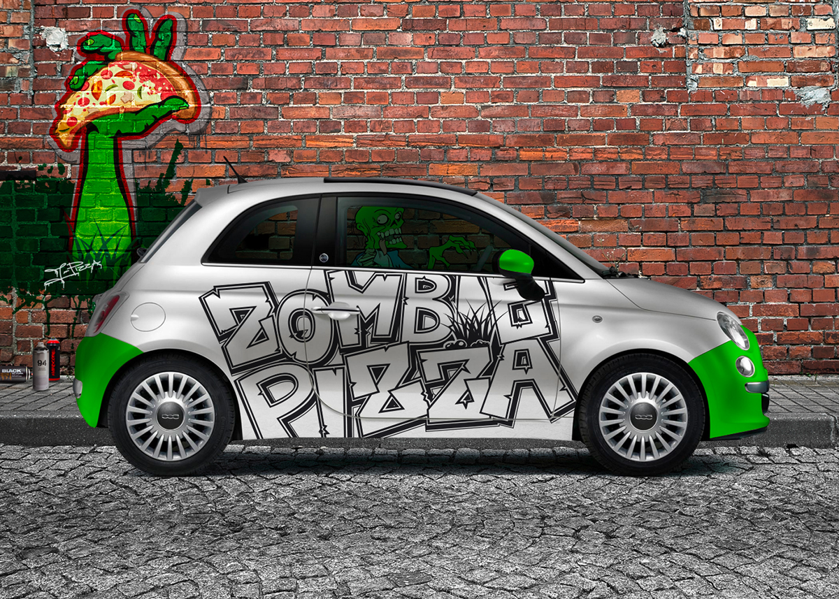 #zombie #зомби #zombiepizza #zombiesushi #pizza   #Branding #food    #graphicDesign #графическийдизайн #advertizing #commercial  #brandname #брендинг
