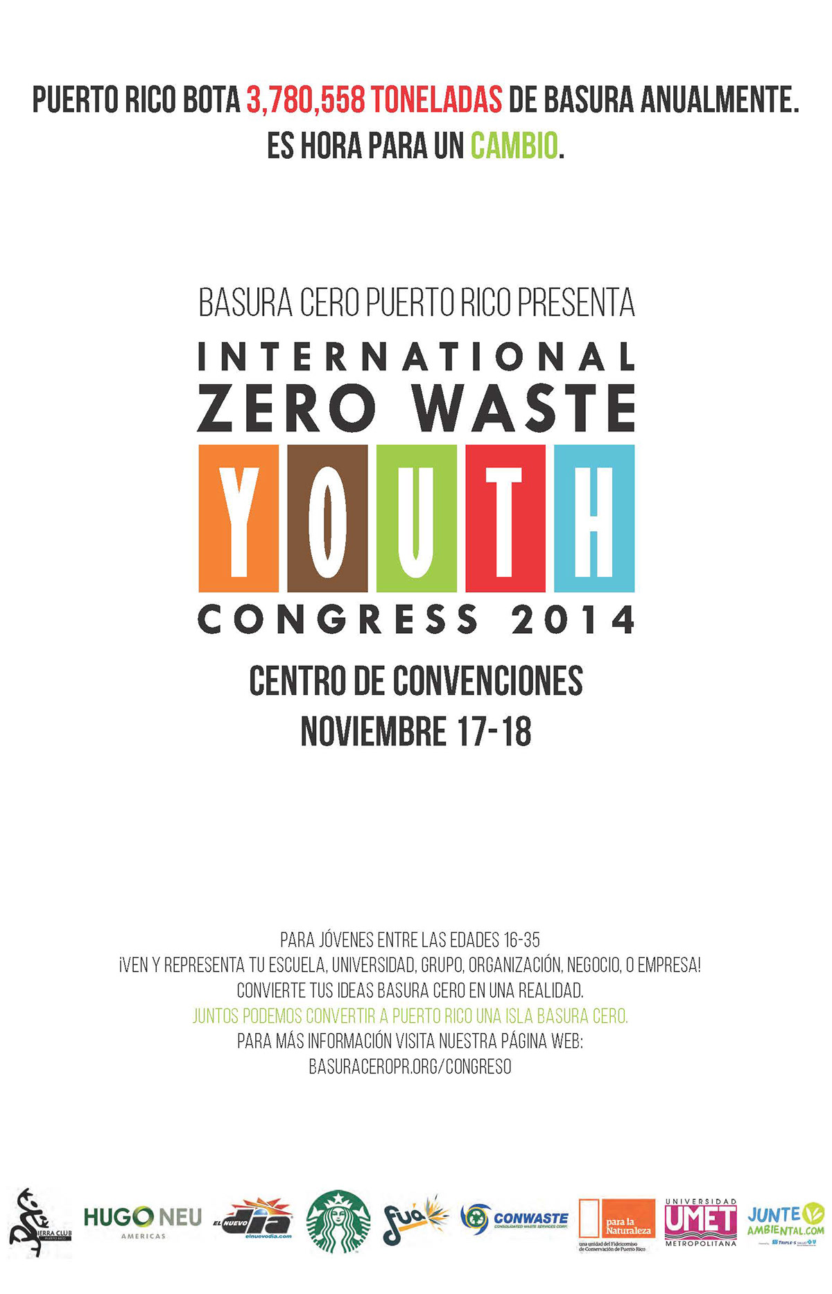 zero waste poster puerto rico