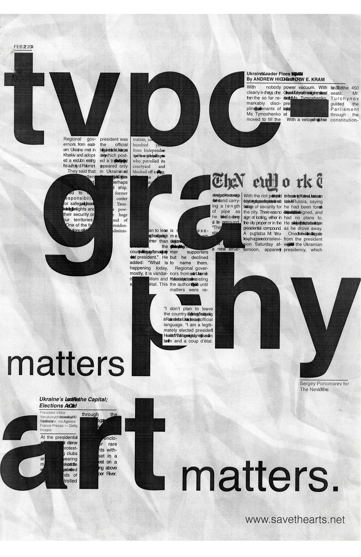 typefaces newspaper print typography poster