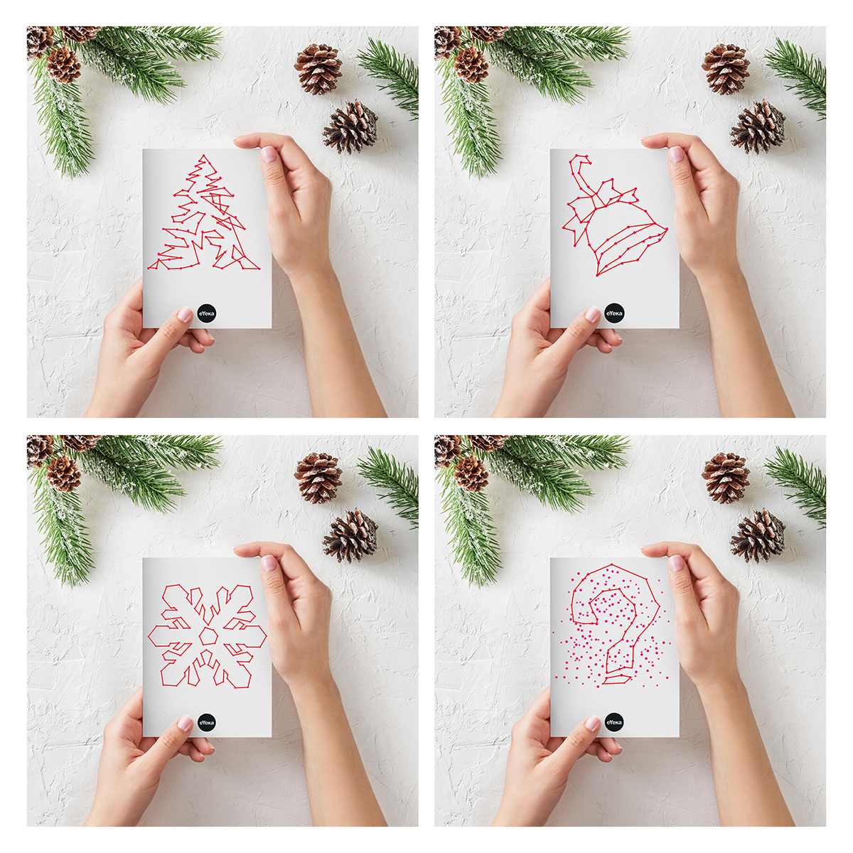 DIY greeting card xmas Christmas