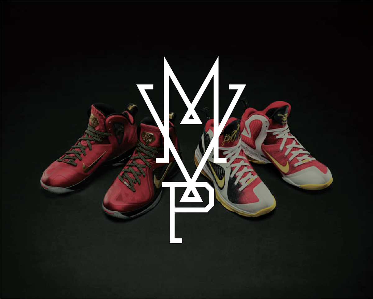 Nike LeBron mvp Logotype logo shoes