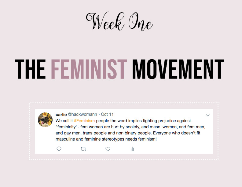 Hackmann feminism Social Justice Social Media (Class) Boston College