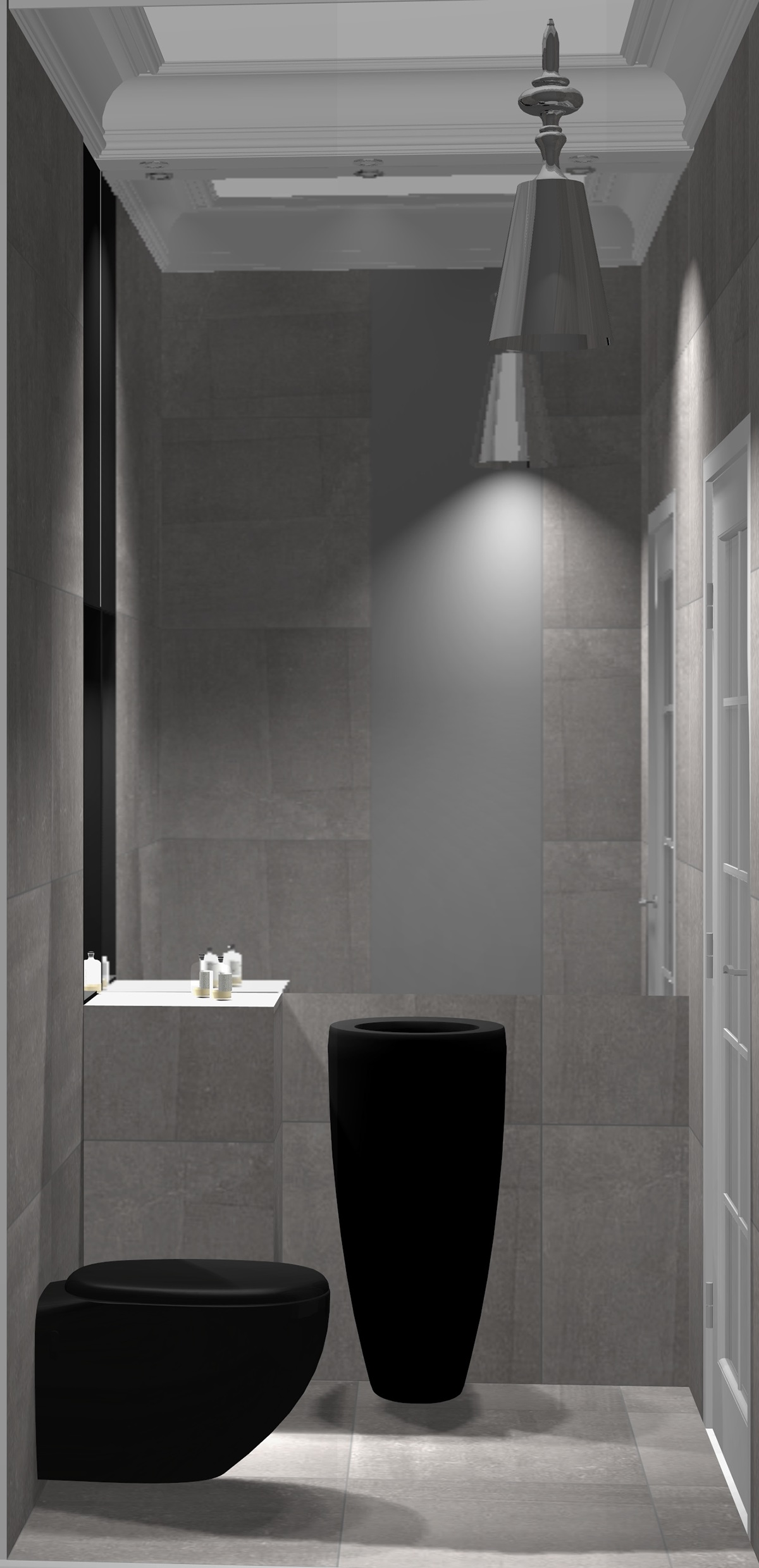 bathrom newyork glamour elegant tiles MaciejZien