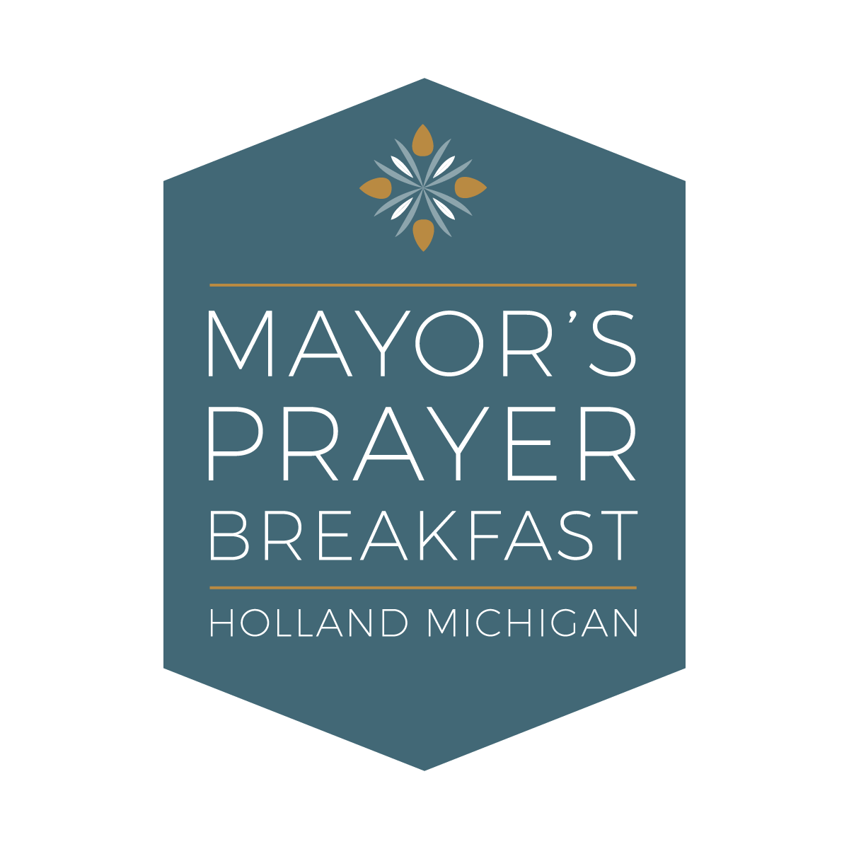 logo Logo Design Brand Elements pattern mayor's prayer breakfast Holland city event Event Branding annual event prayer Prayer Breakfast