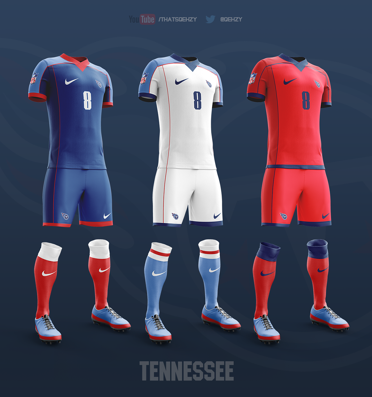 NFL Soccer Kits on Behance1200 x 1280