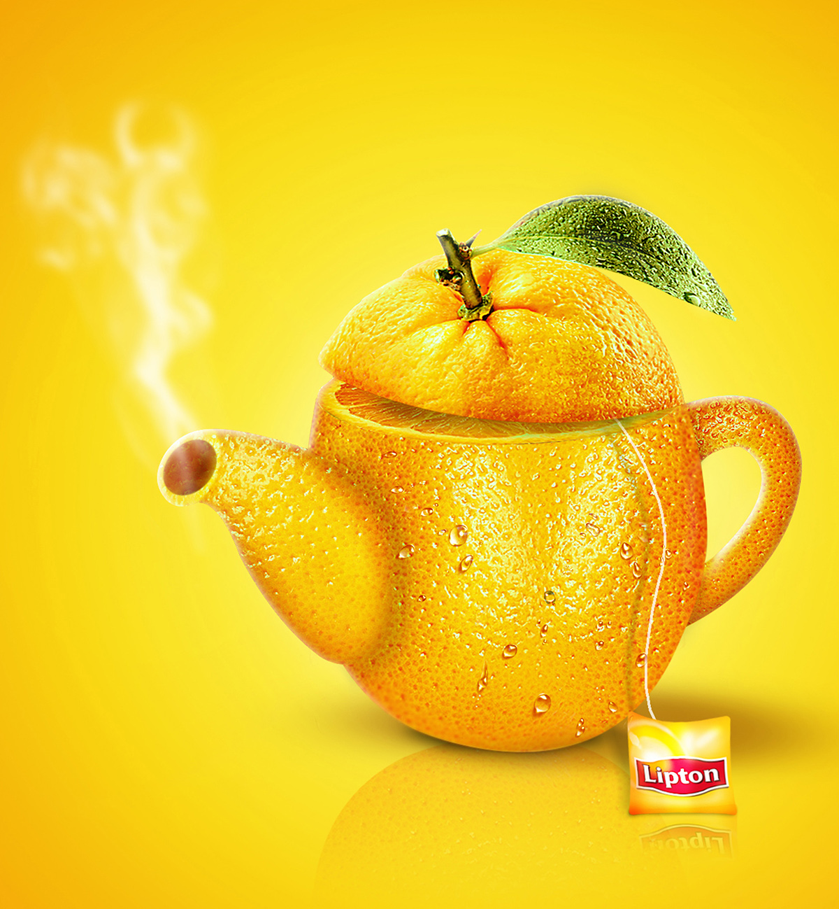 oranges lipton tea