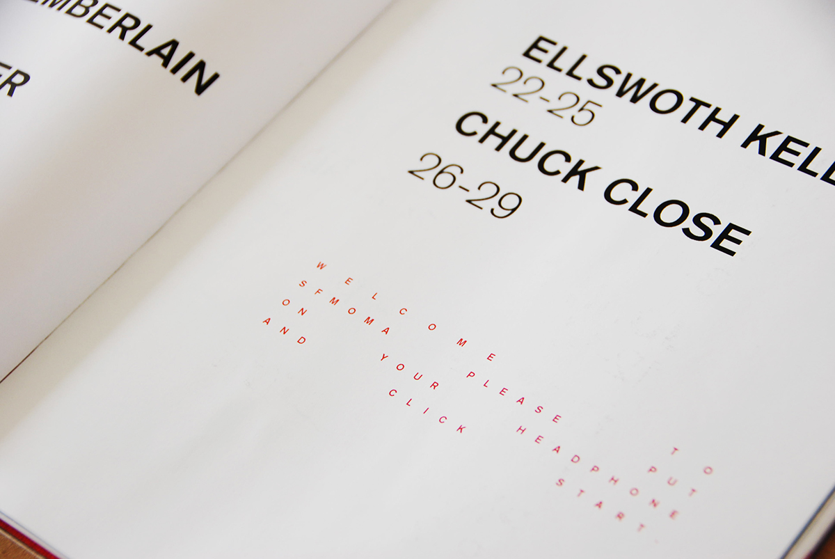 SFMOMA book design editorial museum typography   adobeawards