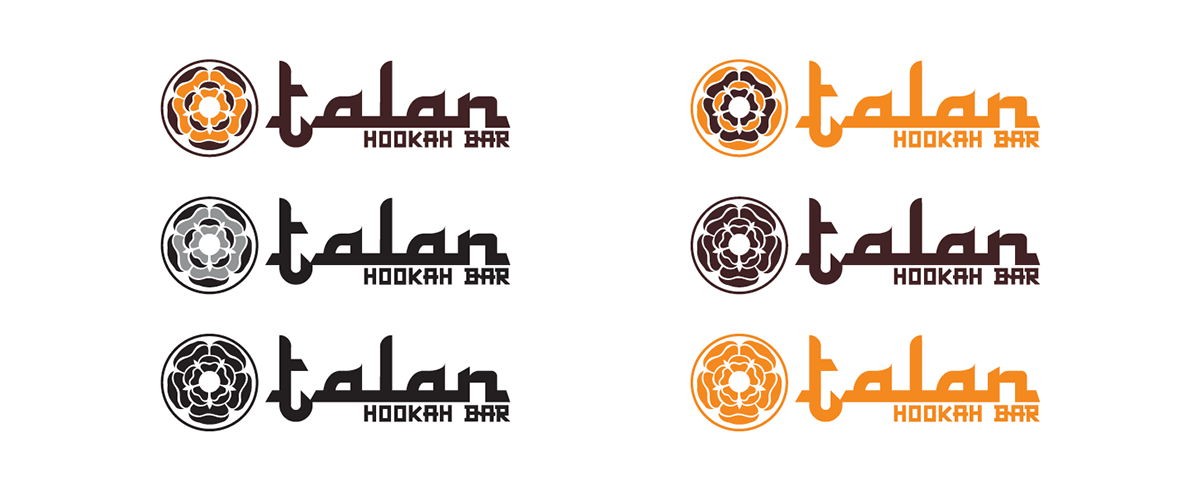talan hookah bar logo brand