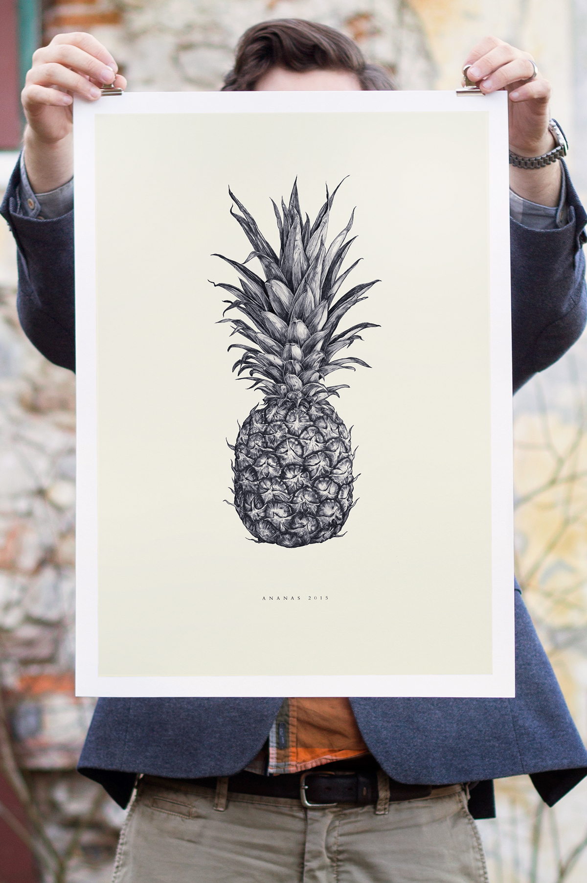 pine cone elephant prints artwork poster ball pen Prints 2015 nest ballpoint